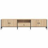 Mobile TV Cassetto Rovere Sonoma 200x25x44 cm Legno Multistrato