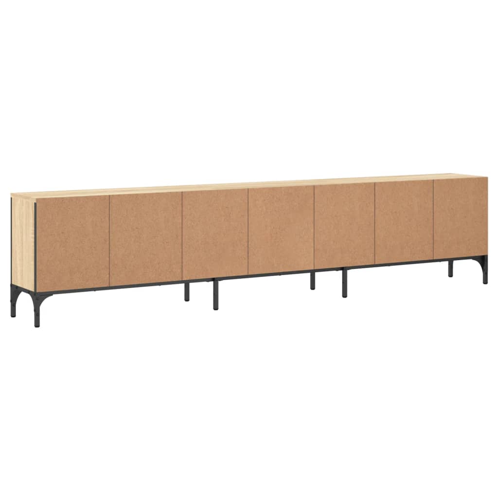 Mobile TV Cassetto Rovere Sonoma 200x25x44 cm Legno Multistrato