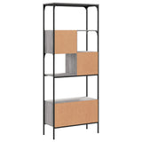 Libreria 5Ripiani Grigio Sonoma 76x33x188,5cm Legno Multistrato