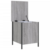 Panca Portaoggetti Grigio Sonoma 40x42,5x50cm Legno Multistrato