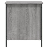 Panca Portaoggetti Grigio Sonoma 40x42,5x50cm Legno Multistrato