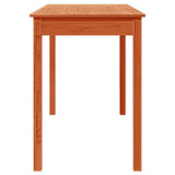 Tavolo da Pranzo Marrone Cera 110x55x75 cm Legno Massello Pino