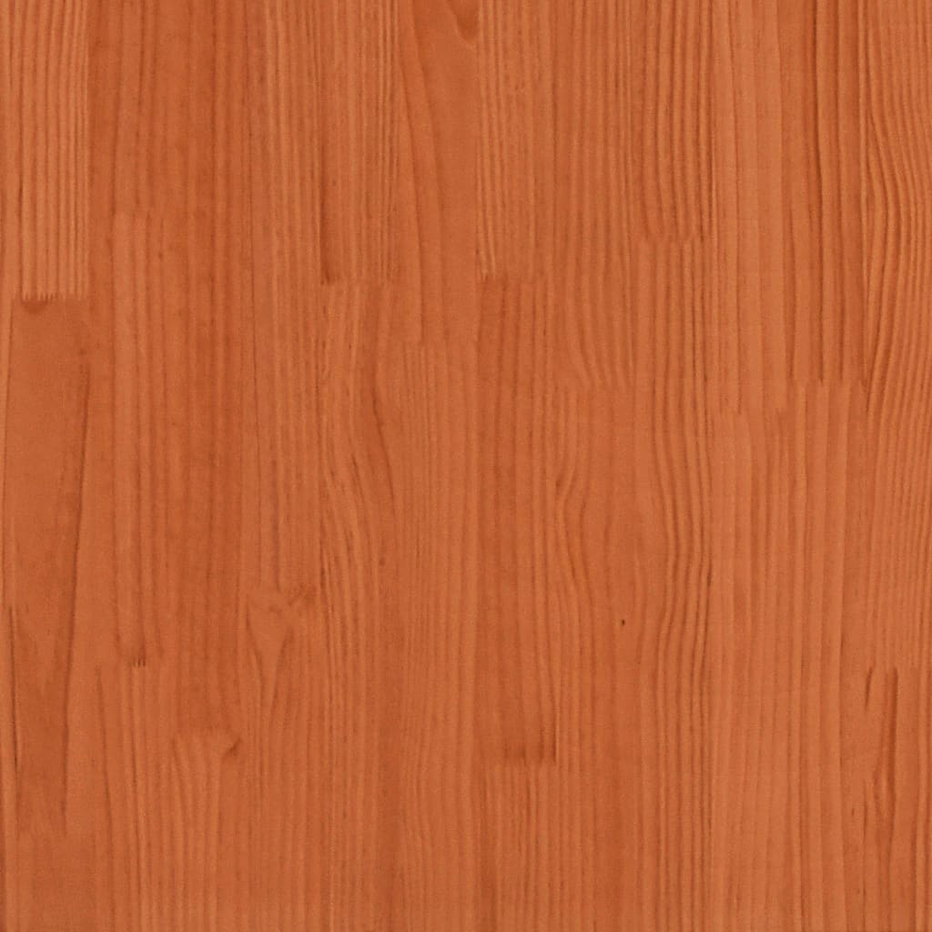 Tavolo da Pranzo Marrone Cera 110x55x75 cm Legno Massello Pino