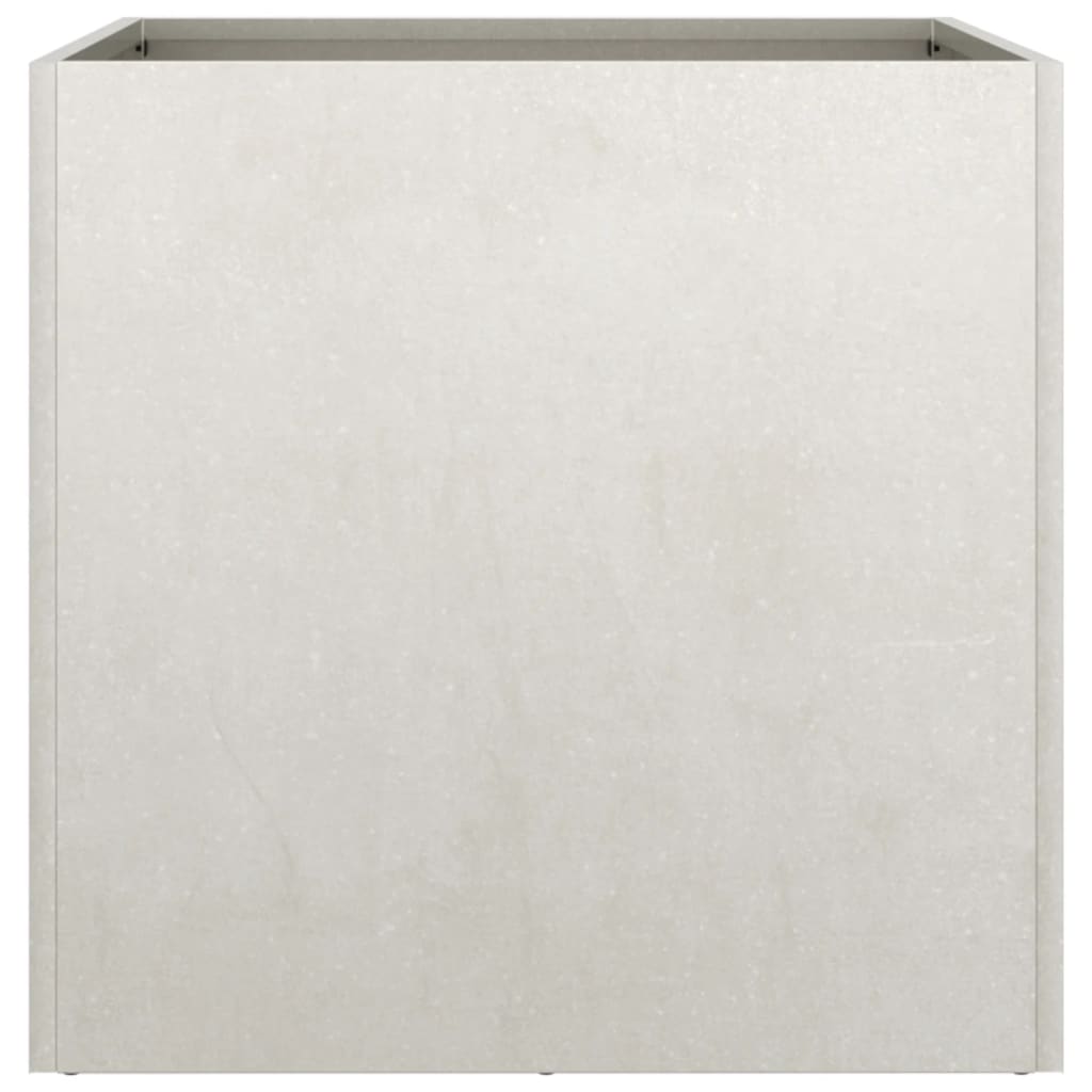 Fioriere 2 pz Argento 49x47x46 cm in Acciaio Inox