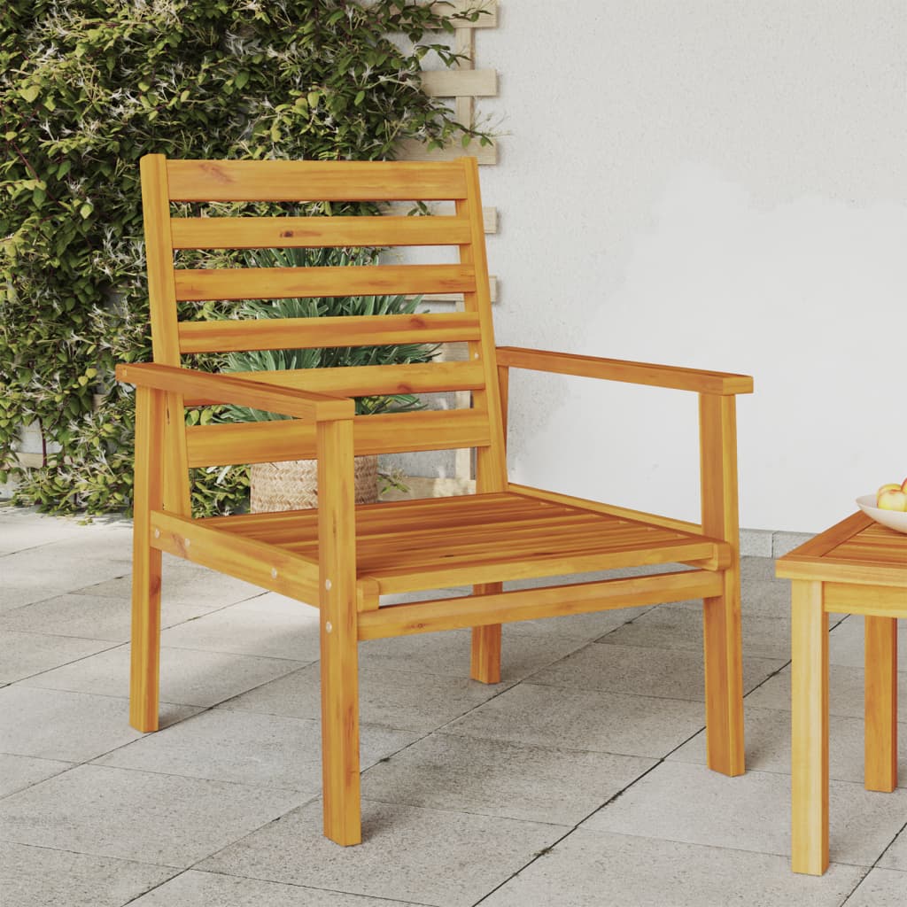 Poltrone da Giardino 2 pz 66,5x65x81 cm Legno Massello Acacia