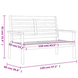 Set da Giardino in Legno Massello di Acacia