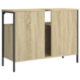 Mobile Lavabo Bagno Rovere Sonoma 80x30x60 cm Legno Multistrato