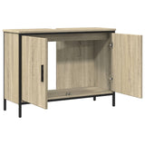 Mobile Lavabo Bagno Rovere Sonoma 80x30x60 cm Legno Multistrato