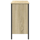 Mobile Lavabo Bagno Rovere Sonoma 80x30x60 cm Legno Multistrato