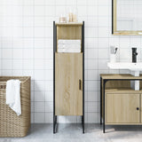 Mobile da Bagno Rovere Sonoma 33x33x120,5 cm Legno Multistrato
