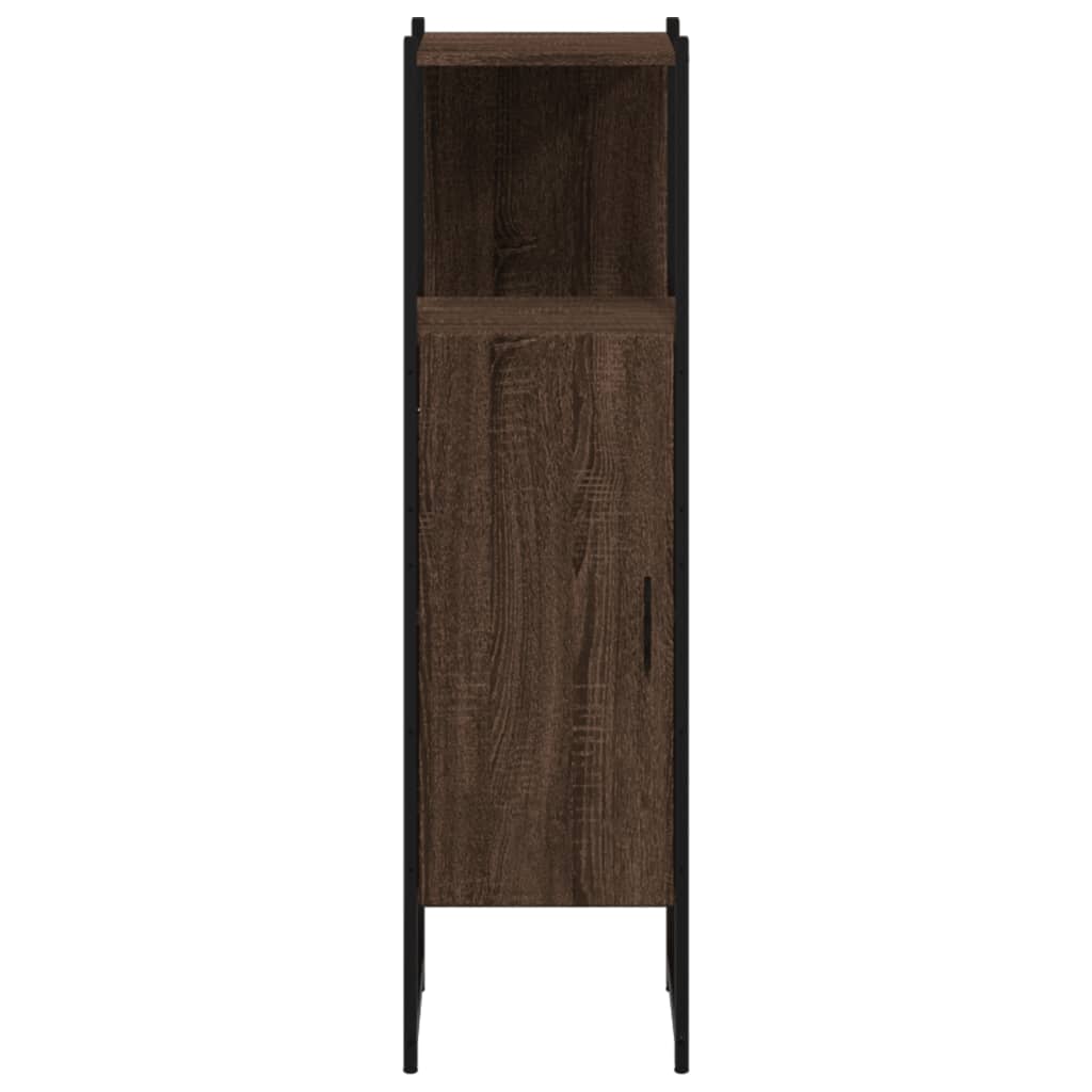 Mobile da Bagno Rovere Marrone 33x33x120,5 cm Legno Multistrato