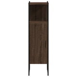 Mobile da Bagno Rovere Marrone 33x33x120,5 cm Legno Multistrato