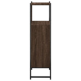 Mobile da Bagno Rovere Marrone 33x33x120,5 cm Legno Multistrato