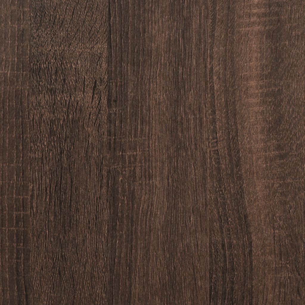 Mobile da Bagno Rovere Marrone 33x33x120,5 cm Legno Multistrato