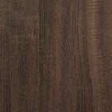 Armadietto Bagno Rovere Marrone 33x33x185,5cm Legno Multistrato
