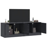 Mobili TV 2 pz Antracite 67x39x44 cm in Acciaio