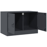 Mobili TV 2 pz Antracite 67x39x44 cm in Acciaio