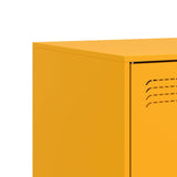 Mobile Porta TV Giallo Senape 99x39x44 cm in Acciaio