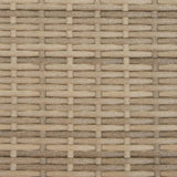 Lettini Prendisole 2 pz con Tavolino Beige in Polyrattan