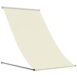 Tenda da Sole Retrattile Crema 100x150 cm in Tessuto e Acciaio