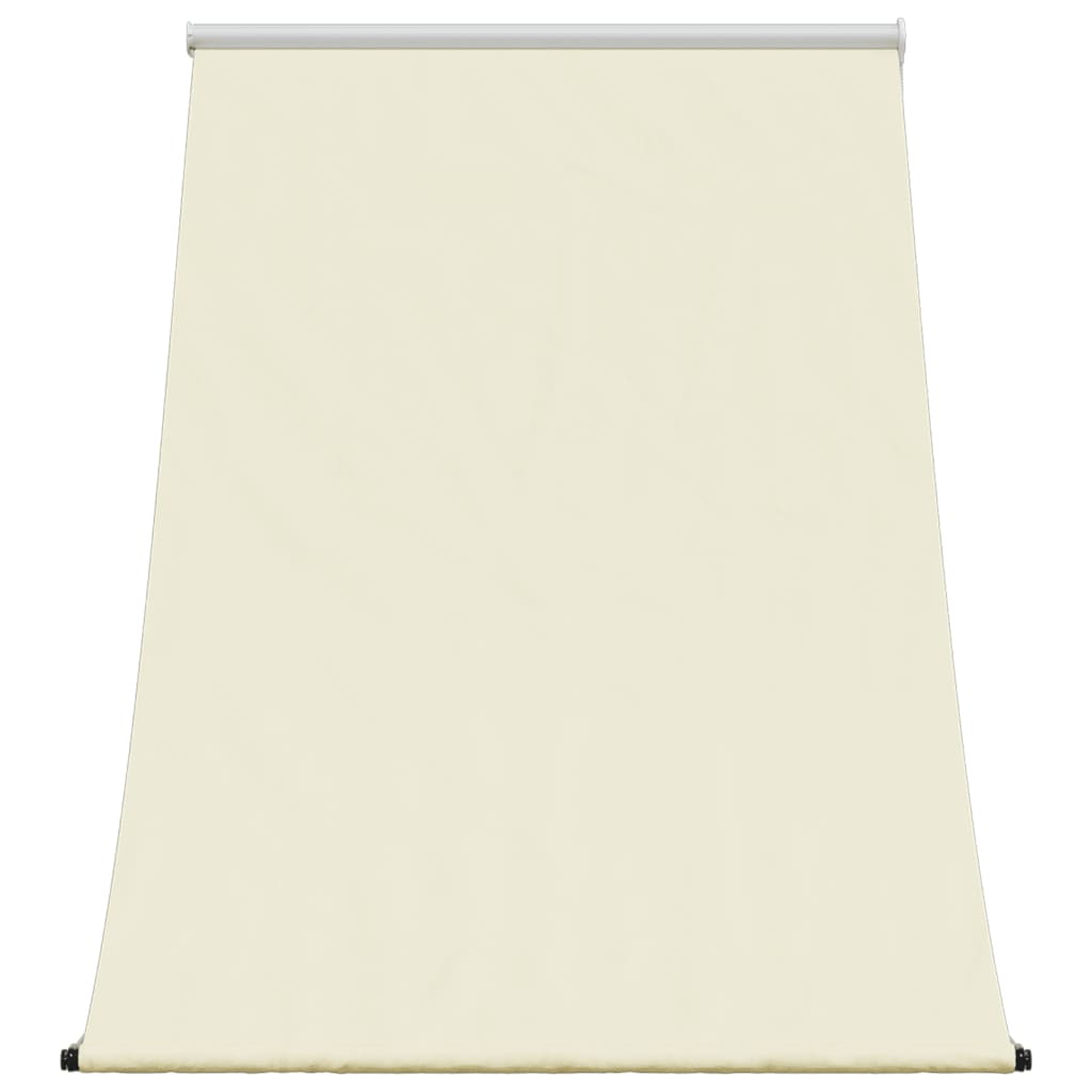 Tenda da Sole Retrattile Crema 100x150 cm in Tessuto e Acciaio