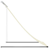 Tenda da Sole Retrattile Crema 100x150 cm in Tessuto e Acciaio
