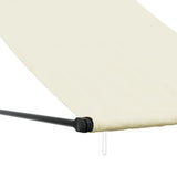 Tenda da Sole Retrattile Crema 100x150 cm in Tessuto e Acciaio