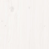 Tavolo Bar da Esterno con Tetto Bianco 112,5x57x195,5 cm Legno