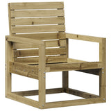 Set Salotto da Giardino 3 pz in Legno Impregnato di Pino