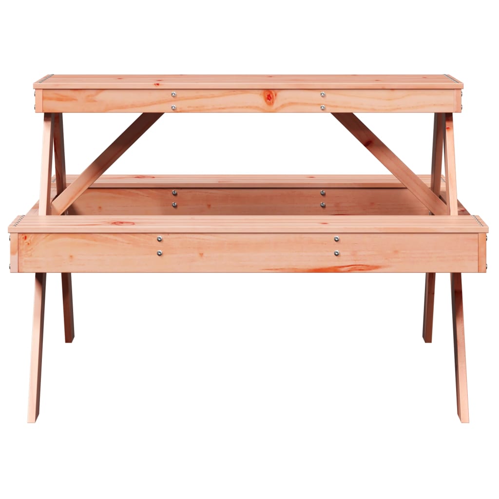 Tavolo da Picnic 105x134x75 cm in Legno Massello di Douglas