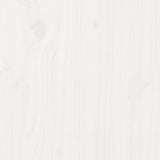 Tavolo Picnic per Bambini Bianco 88x97x52cm Legno Massello Pino