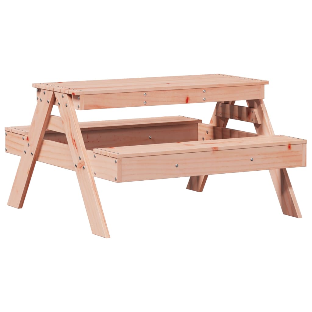 Tavolo da Picnic per Bambini 88x97x52 cm Legno Massello Douglas