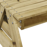 Tavolo da Picnic per Bambini 88x122x58 cm Legno Impregnato Pino