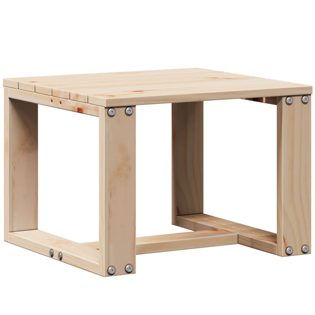 Set Salotto da Giardino 3 pz in Legno Massello di Pino