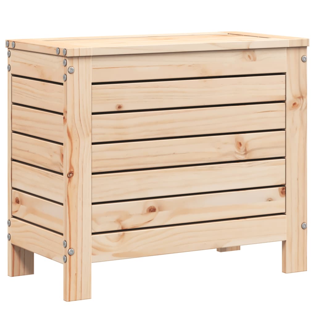 Poggiapiedi da Giardino 62x31,5x52 cm Legno Massello di Pino