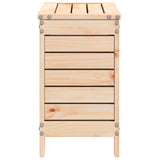 Poggiapiedi da Giardino 62x31,5x52 cm Legno Massello di Pino