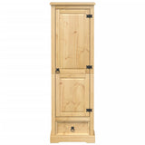 Armadio Corona 55x38x170 cm in Legno Massello di Pino