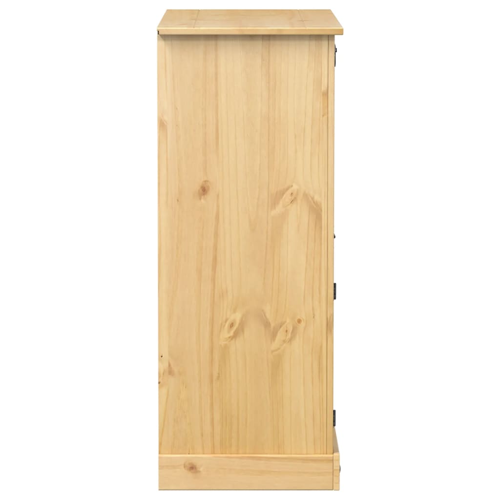 Cantinetta per Vini Corona 97x45x114 cm Legno Massello di Pino