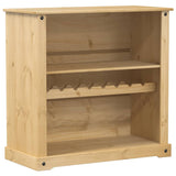 Cantinetta per Vini Corona 107,5x51x105,5cm Legno Massello Pino