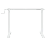 Telaio Scrivania in Piedi Bianco (94-135)x60x(70-114)cm Acciaio