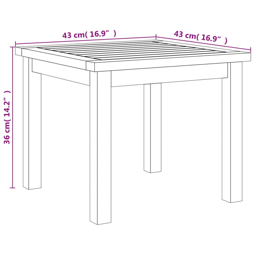 Set da Bistrot 3 pz Nero in Polyrattan e Legno di Acacia