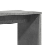 Tavolini 2pz Grigio Cemento 50x30x50 cm in Legno Multistrato