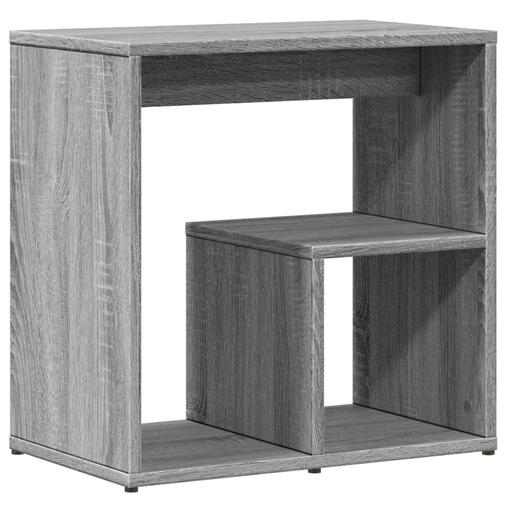 Tavolino Grigio Sonoma 50x30x50 cm Legno Multistrato