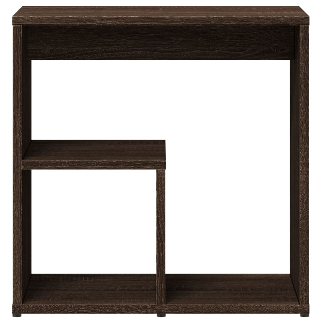 Tavolino da Salotto Rovere Marrone 50x30x50cm Legno Multistrato