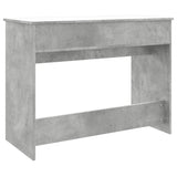 Toeletta con Specchio Grigio Cemento 100x45x76 cm