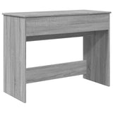 Toeletta con Specchio Grigio Sonoma 100x45x76 cm