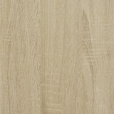 Toeletta con Specchio Rovere Sonoma 80x39x80 cm