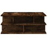 Tavolino da Salotto Rovere Fumo 70x70x29 cm Legno Multistrato