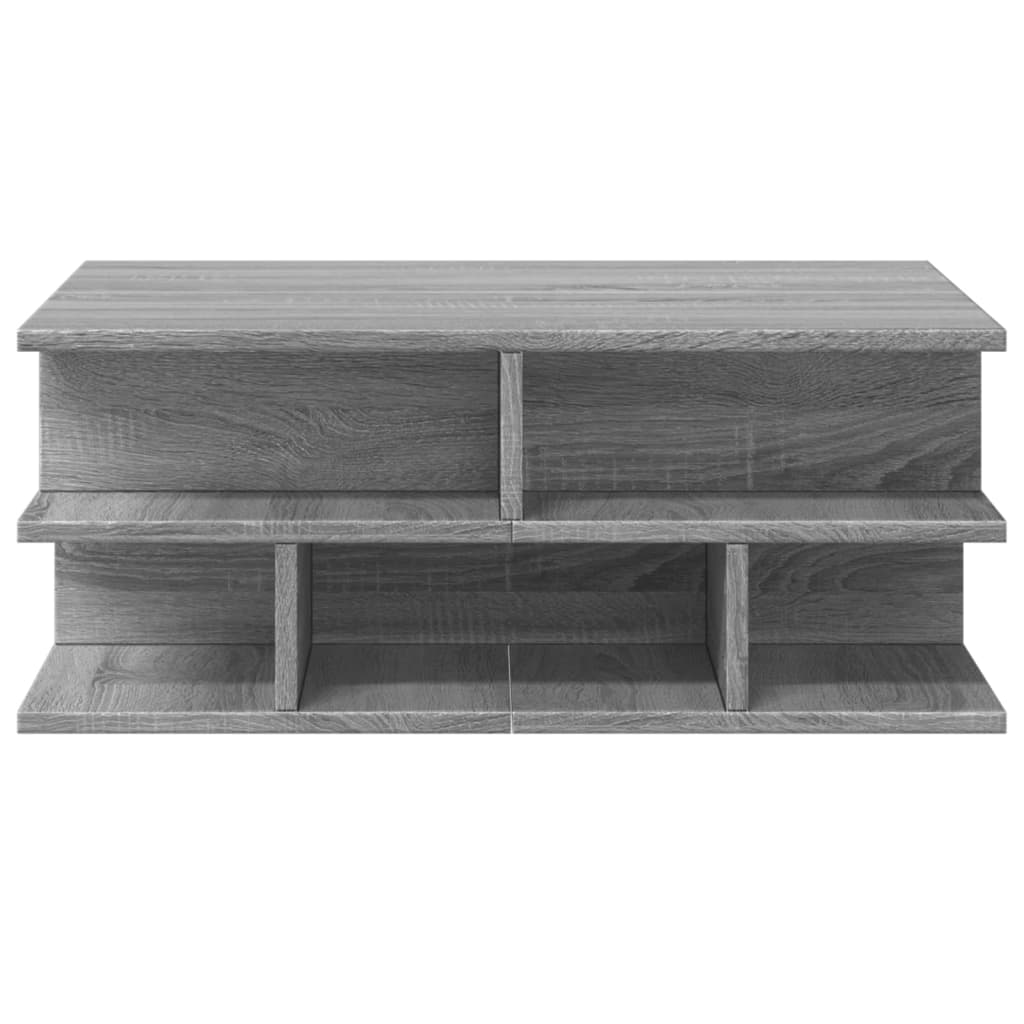 Tavolino da Salotto Grigio Sonoma 70x70x29 cm Legno Multistrato