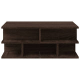 Tavolino da Salotto Rovere Marrone 70x70x29cm Legno Multistrato